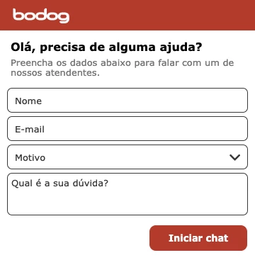 Chat ao Vivo Bodog